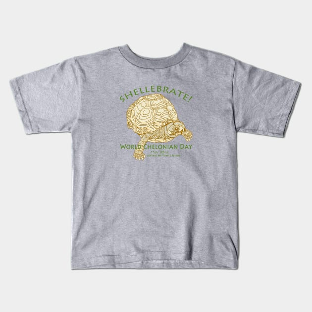 Happy World Turtle Day - World Chelonian Day! Kids T-Shirt by CMTR Store